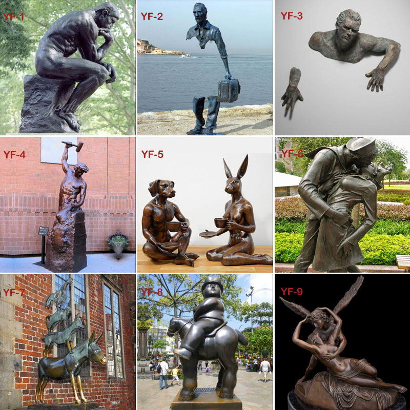 Famous bronze statues designs
