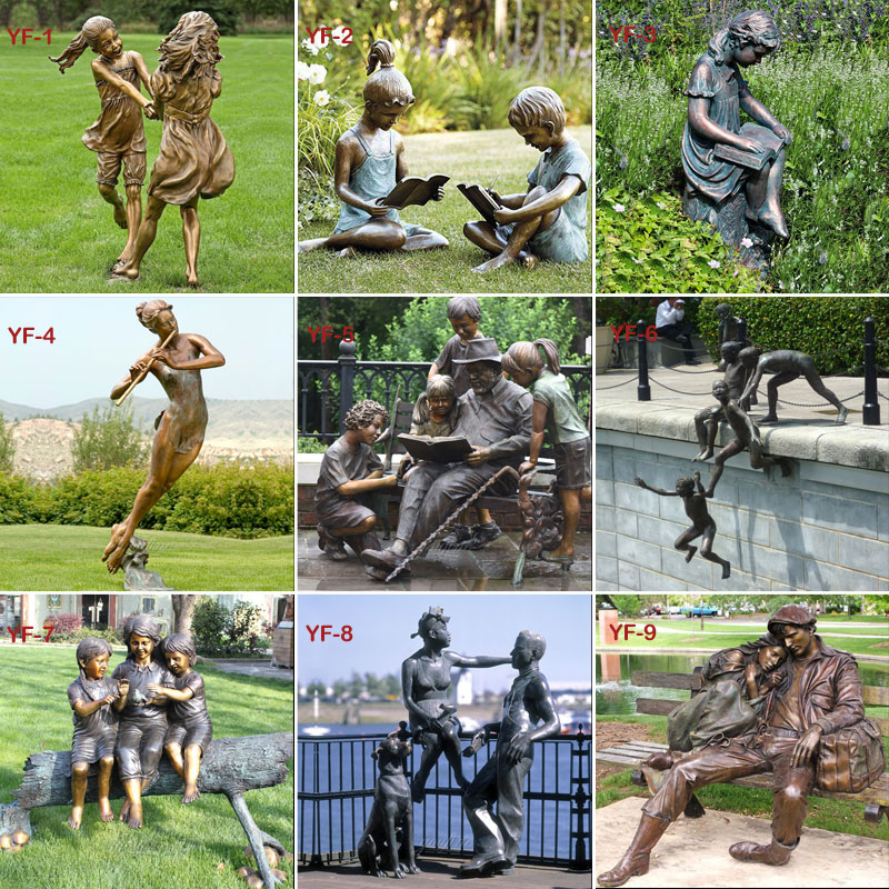 outdoor bronze casting art statues designs