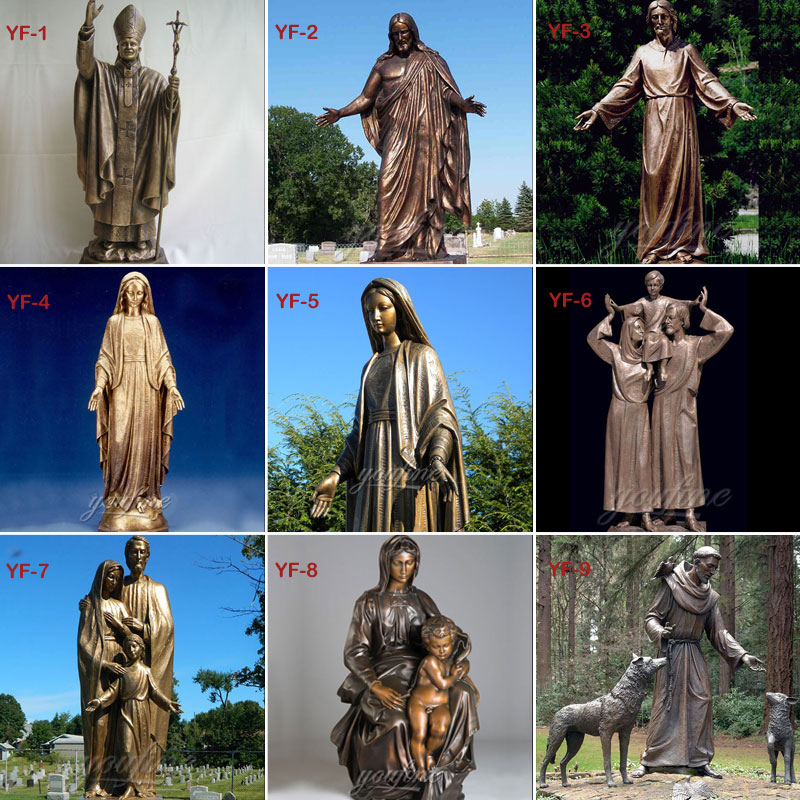 Bronze religious statues designs