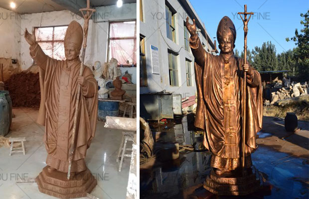  statue of Pope John Paul for sale