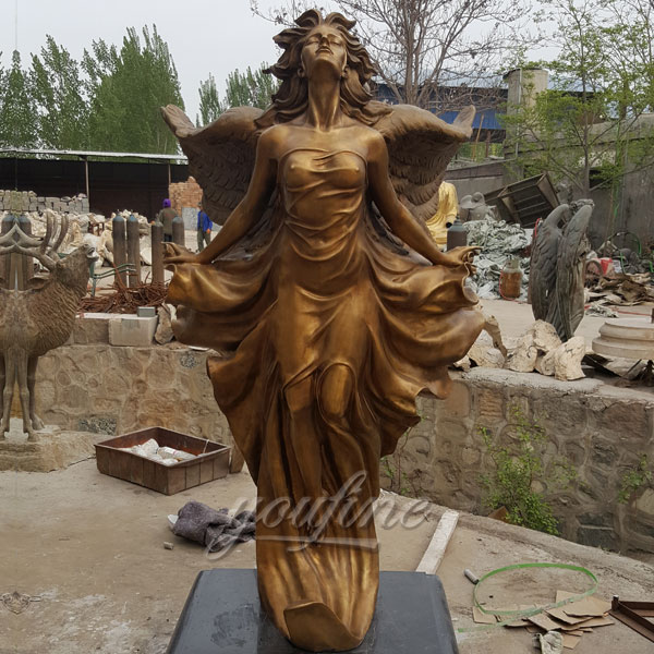 Amazing sexy angels bronze statues for home decor
