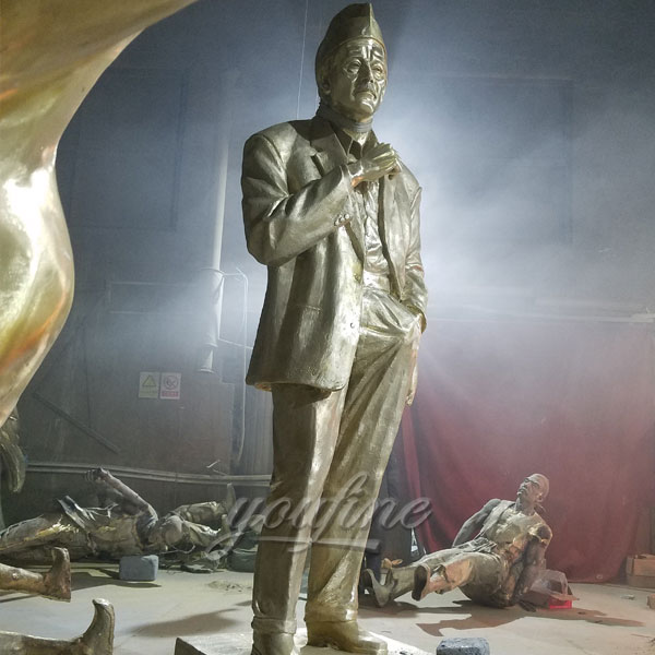 Bronze soldier statues bronze figurines for sale