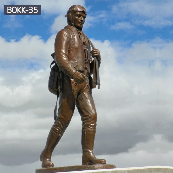 Buy Life Size Customized Bronze Outdoor Military Statues with Wholesale Price BOKK-35