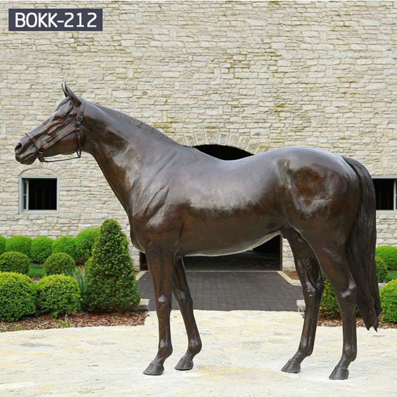 Buy Life Size High Quality Bronze Horses Ornaments for Garden