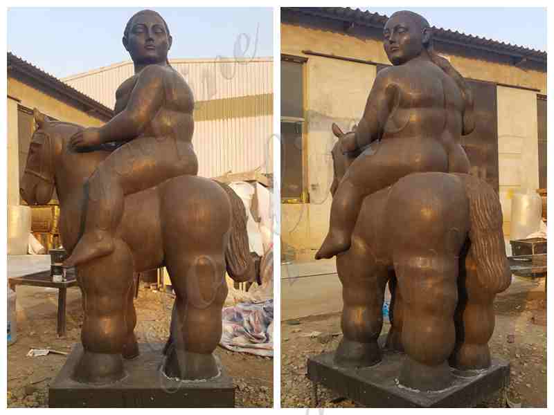 Bronze Botero Statue Fat Horse Sculpture for Sale