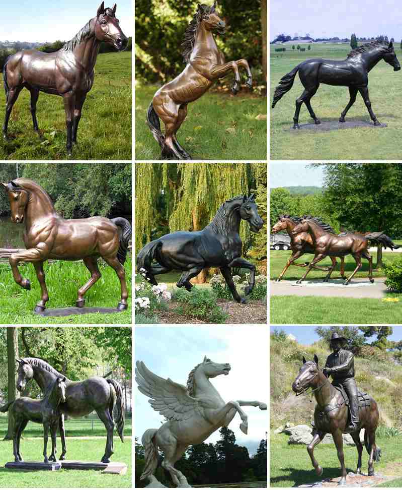 Life Size High Quality Bronze Botero Statue Fat Horse Sculpture