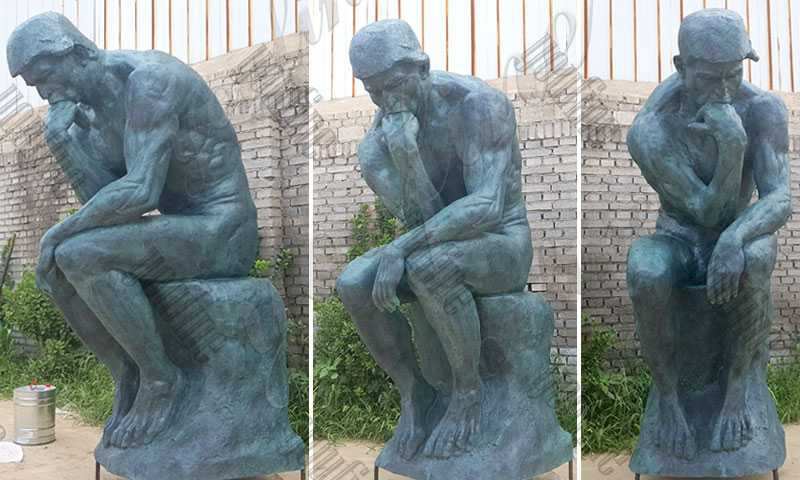 Life Size Famous Bronze Thinker Statue for Outdoor BOKK-07
