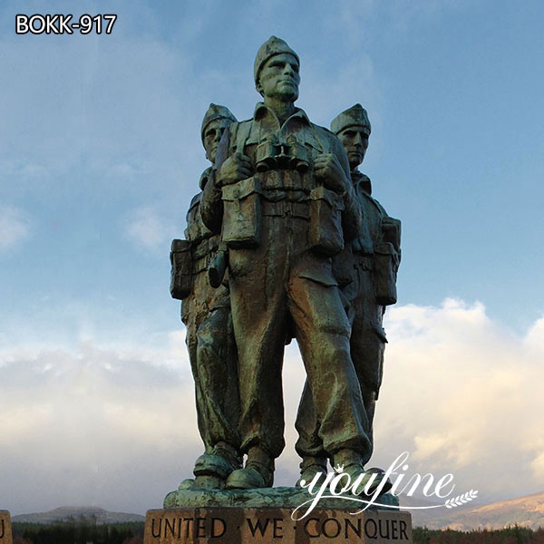 Large Bronze Commando Memorial Statue for Sale BOKK-917