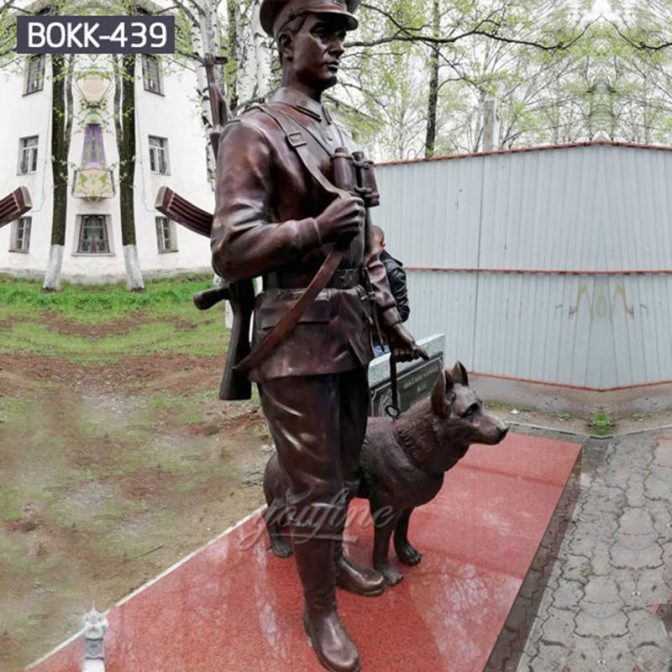 Bronze Soldier Statue Details: