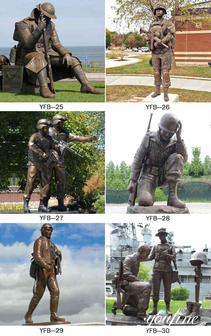 Outdoor Military Statues Introduction: