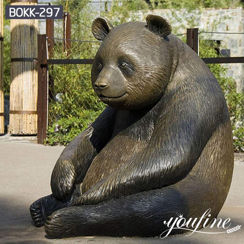 Large Bronze Grizzly Bear Statue Outdoor Decor for Sale BOKK-297