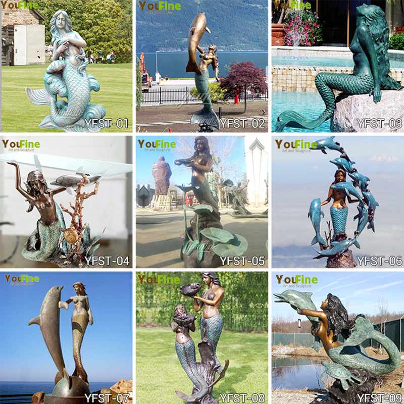 life size mermaid statue for sale-YouFine Sculpture