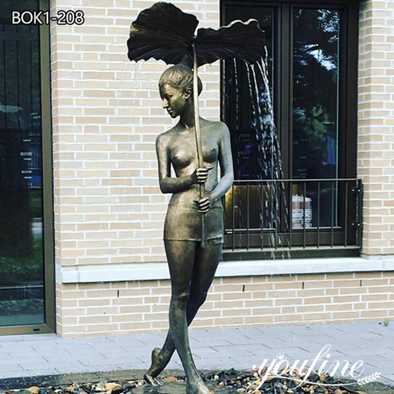 bronze outdoor fountain-YouFine Sculpture