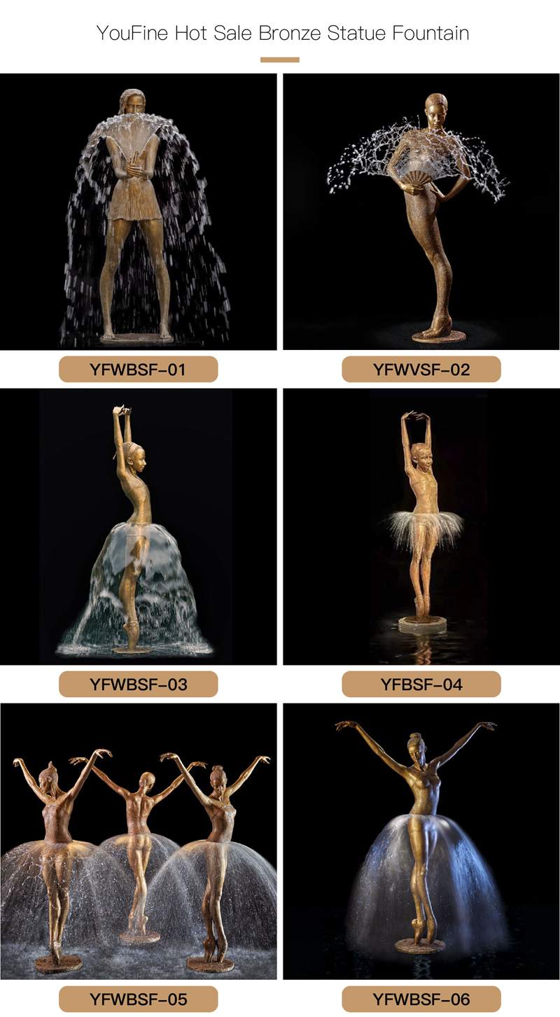 other types of bronze water fountain statues-YouFine Sculpture