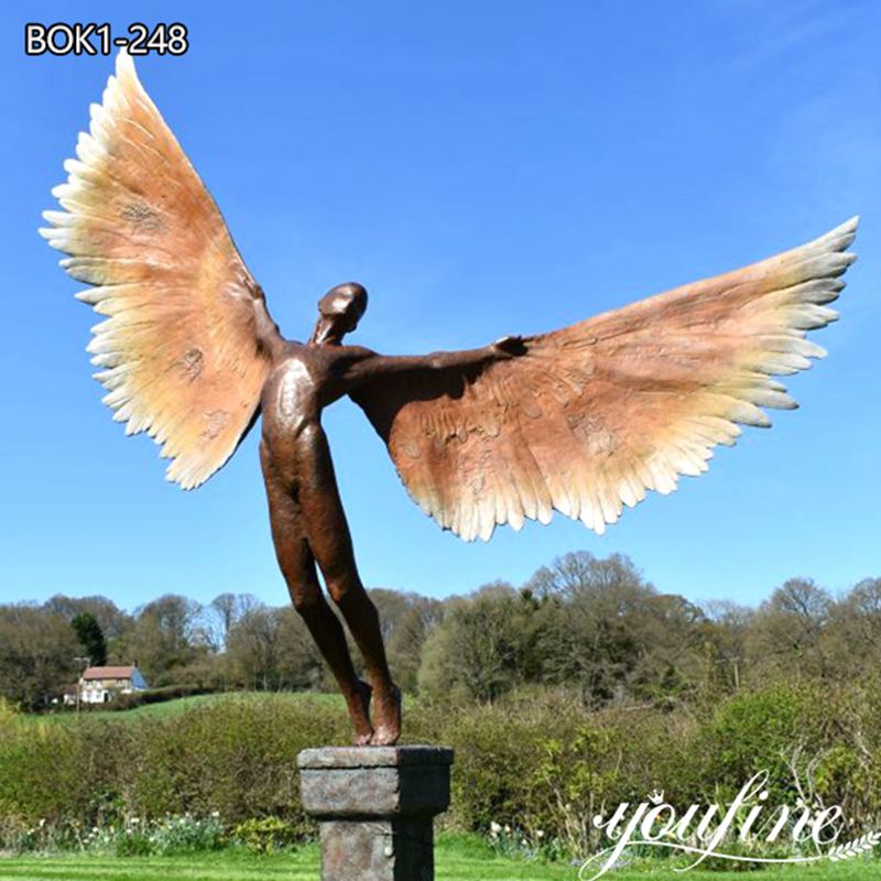 Famous Icarus Bronze Sculpture Outdoor Decor for Sale BOK1-248