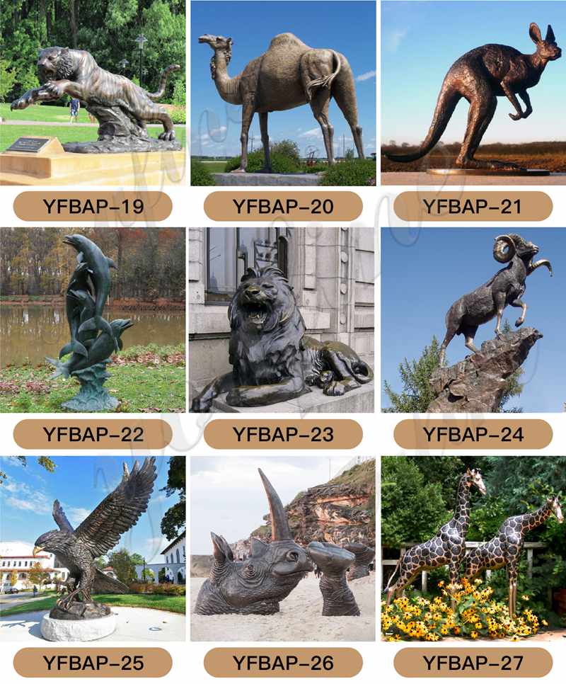 bronze animal statue-YouFine Sculpture