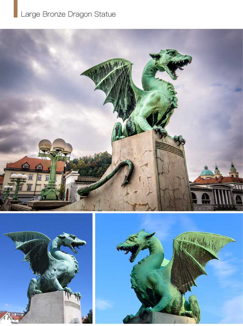 large outdoor dragon statues-YouFine Sculpture