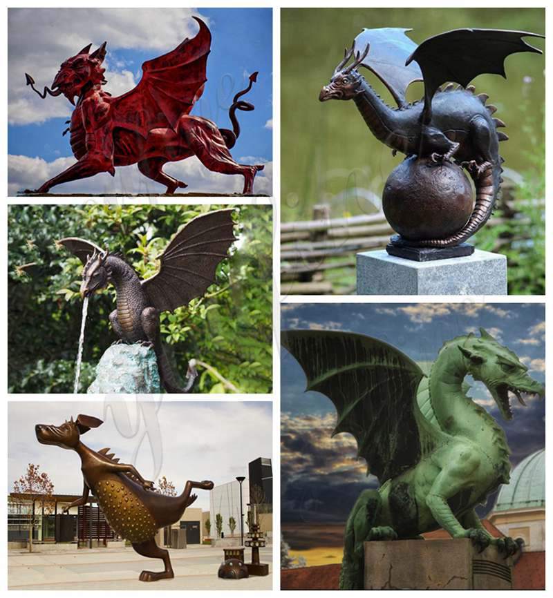 bronze dragon statues-YouFine Sculpture