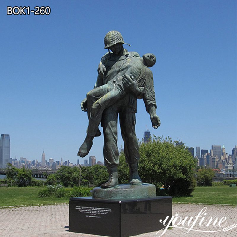 Large Bronze Casting Soldier Statue for Memorial for Sale BOK1-260
