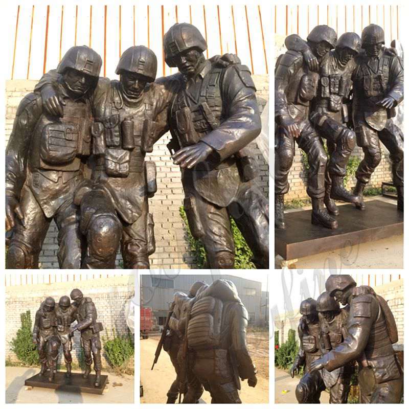 large outdoor military statues for sale-YouFine Sculpture