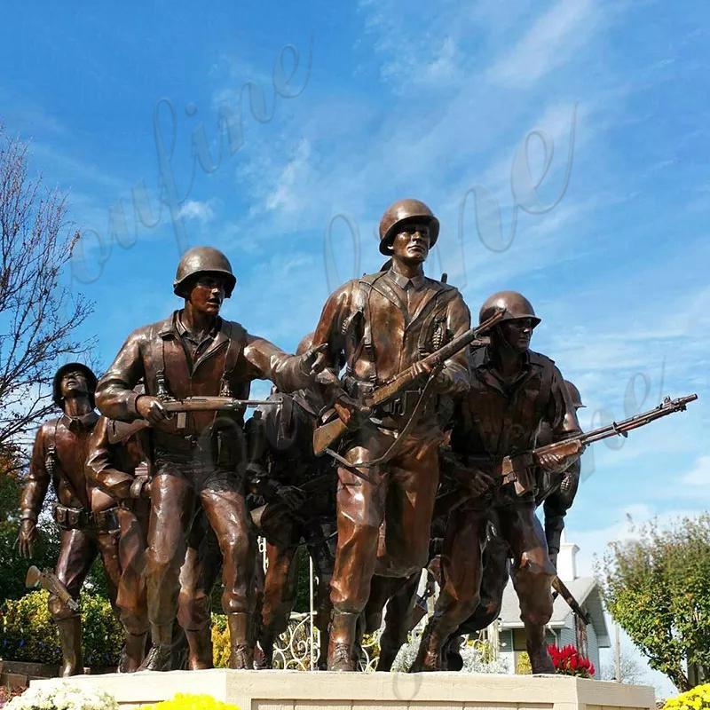 bronze soldier statues-YouFine Sculpture