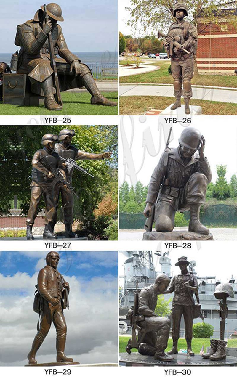 Explore our Military Bronze Sculpture Collection