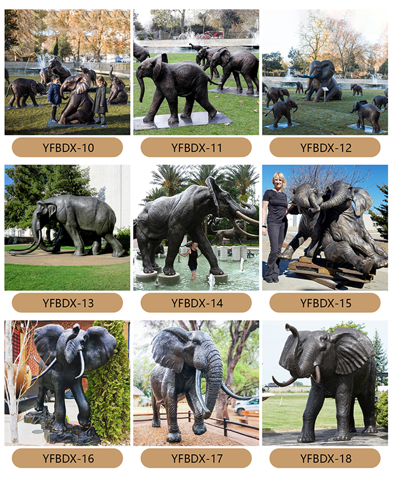 More Elephant Sculptures to Choose from