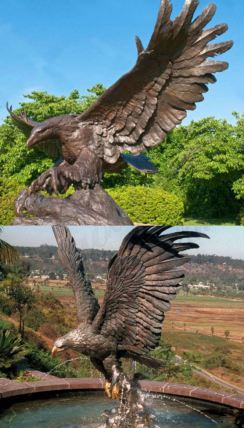 Majestic Bronze Eagle Sculpture Introduction 