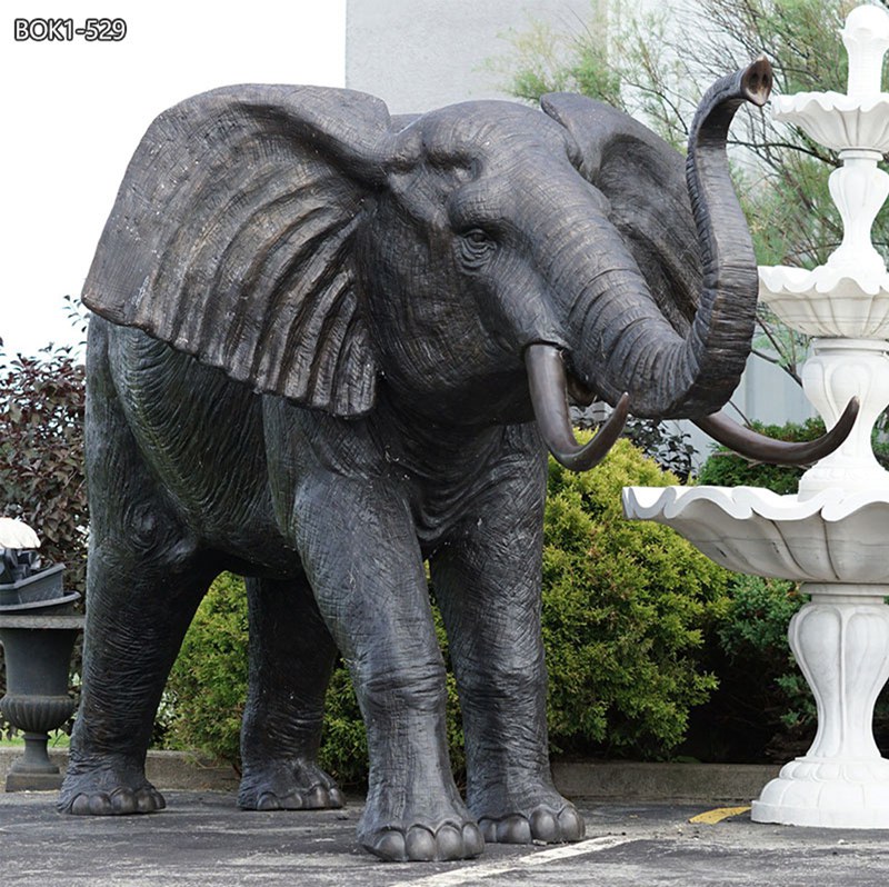 Bronze Elephant Sculpture Description