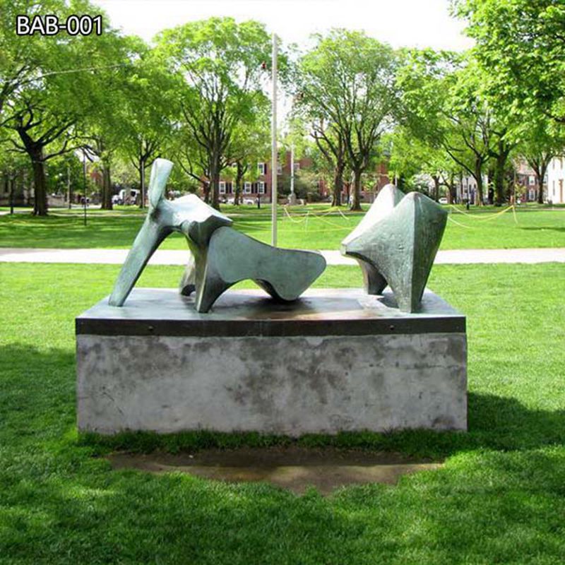 Henry Moore Reclining Figure Bronze Sculpture for Sale