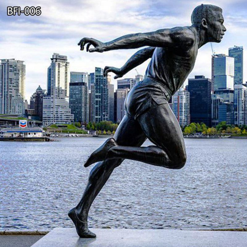 Outdoor Life-Size Bronze Harry Jerome Running Man Sculpture for Sale