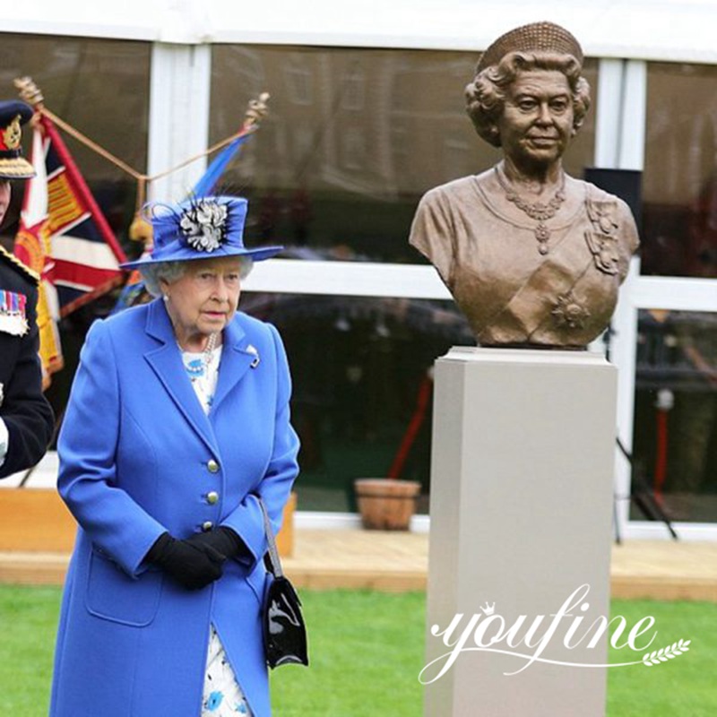 Bronze Queen Elizabeth Bust Application