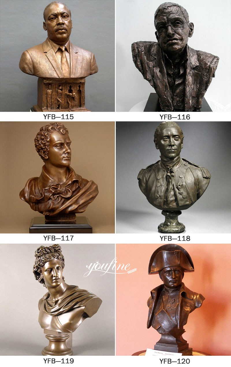 More Bronze Bust Sculptures