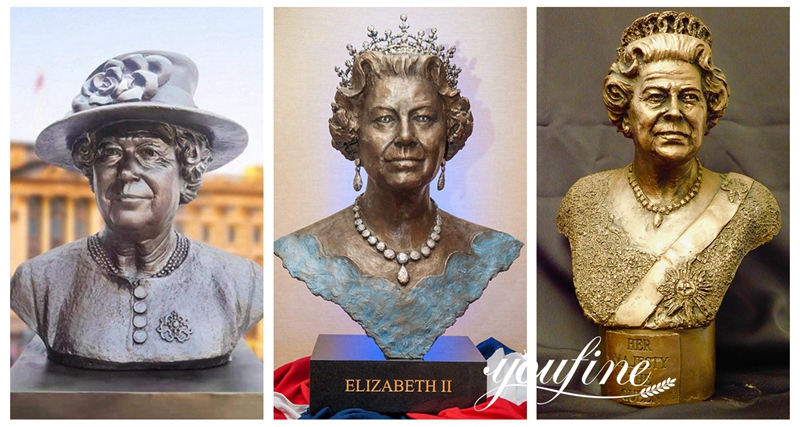 more bronze queen elizabeth busts