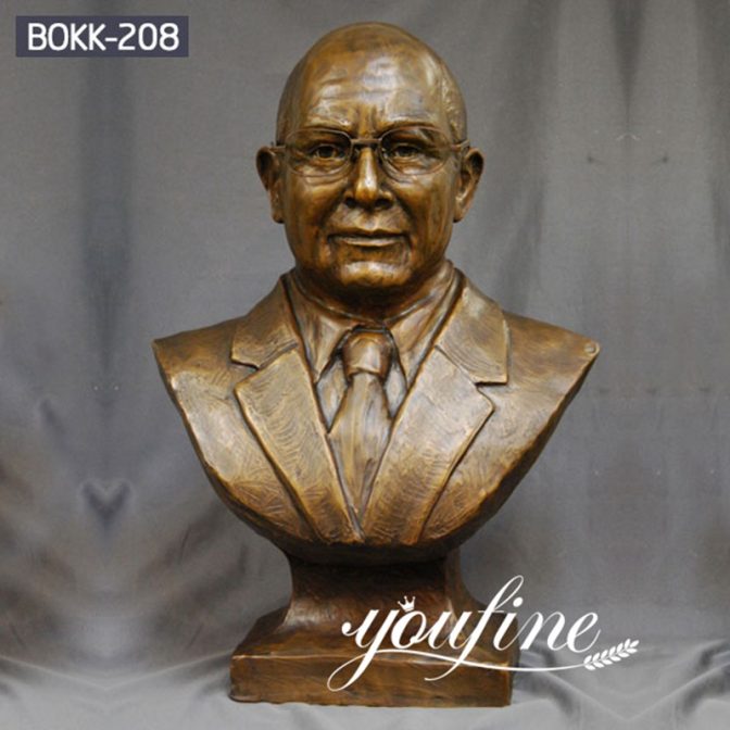 Bronze Herb Portrait Bust Statue
