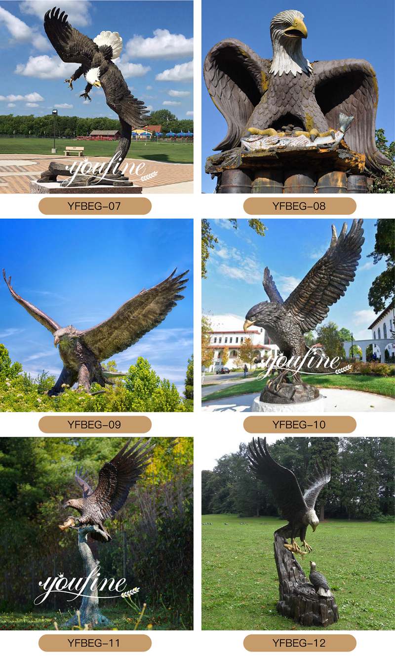 More Bronze Eagle Statue Styles